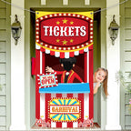 KatchOn, Carnival Ticket Booth Stand Banner - 72x36 Inch | Carnival Theme Party Decorations | Carnival Decorations for Carnival 