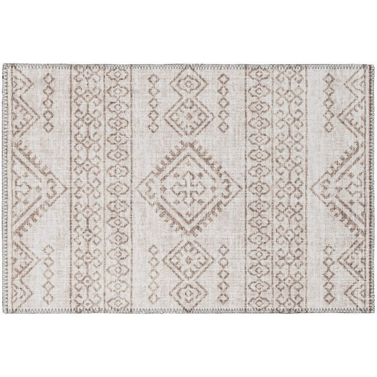 Sedona Sn14 Beige Transitional Rug Rectangle 5' X 7 ' 6&quot;