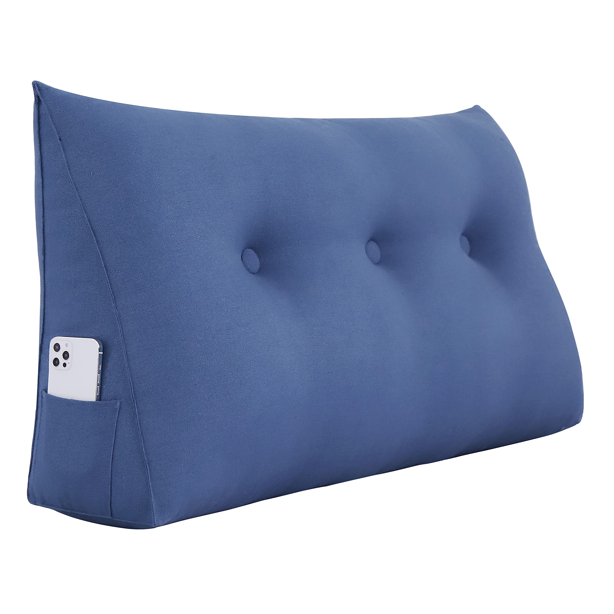 Vercart Triangular Headboard Wedge Pillow Daybed Pillows Bed Headboard Pillow Wedge Bed Rest Reading Pillow Gap Filler Triangle