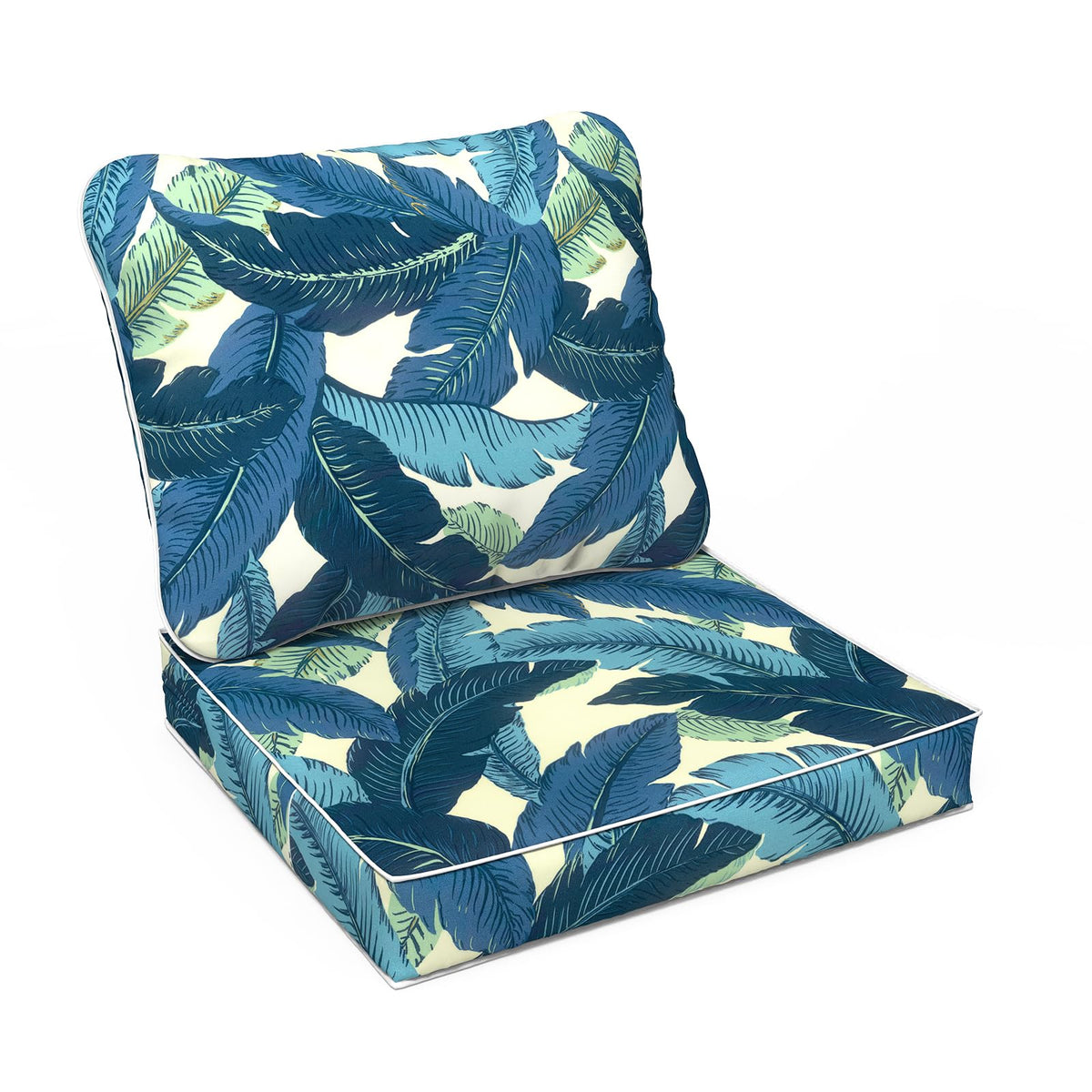 Lvtxiii Outdoor Deep Seat Cushion 22'X22'X4' Patio Seat And Back Cushion Set Seasonal Chair Cushion For Dining Arm Chairs, Wi