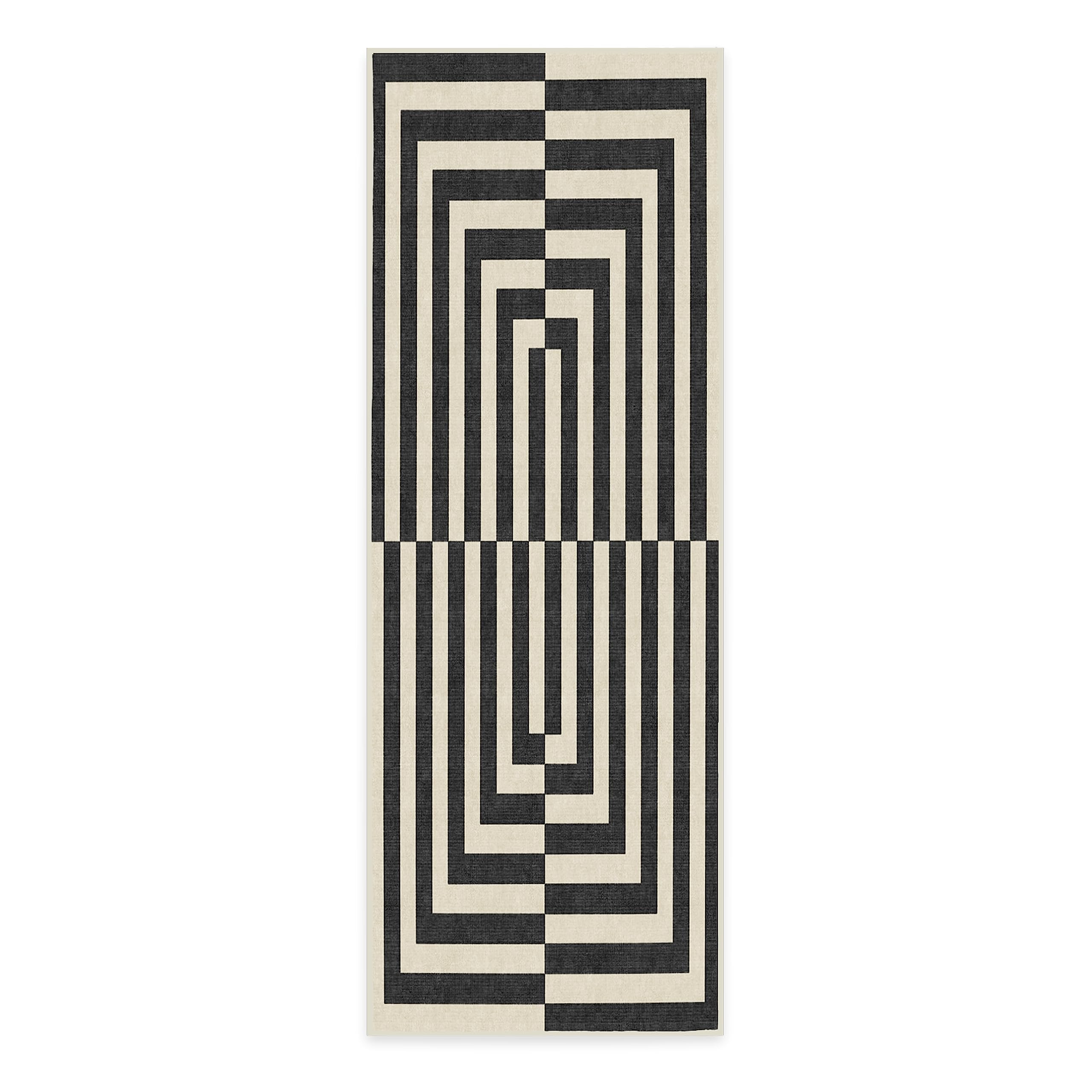 RUGGABLE x Jonathan Adler Washable Runner Rug - Perfect Runners for Hallways, Bedrooms, Entryway & Kitchens - Stain & Water Resi