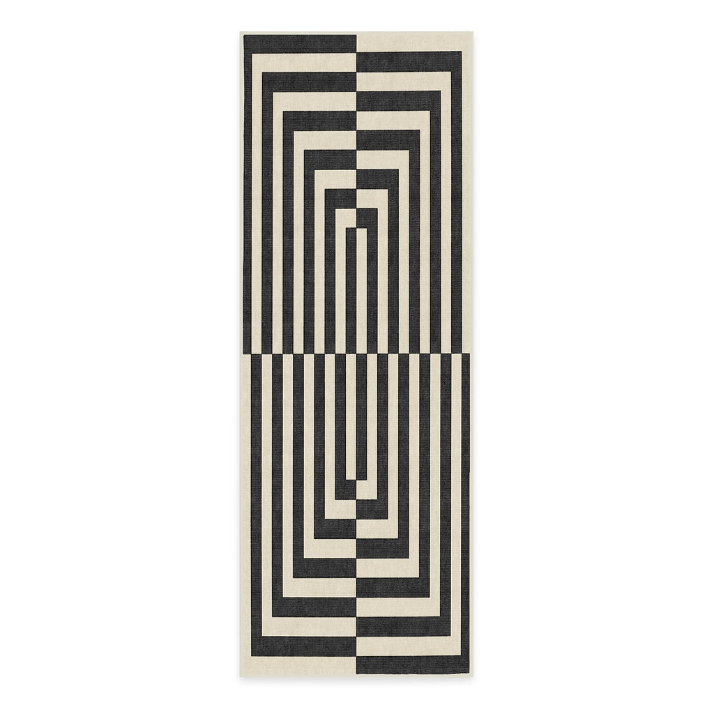 RUGGABLE x Jonathan Adler Washable Runner Rug - Perfect Runners for Hallways, Bedrooms, Entryway & Kitchens - Stain & Water Resi