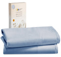 California Design Den 100% Cotton Pillow Cases King Set Of 2, Soft & Cooling Sateen King Pillow Cases (Blue)