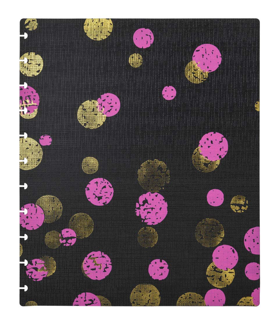 Talia Discbound Notebooks, Planner, Customizable, (Xbounce Maroon, Letter (8.5In X 11In))