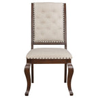 Coaster Home Furnishings Brockway Upholstered Dining Chair Antique Java (Set of 2)