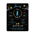 Felt Like Sharing Baby Milestone Chalkboard Sign, Nursery Decor, Baby Message Board - Cute Photo Milestone Board, Baby Growth Ch