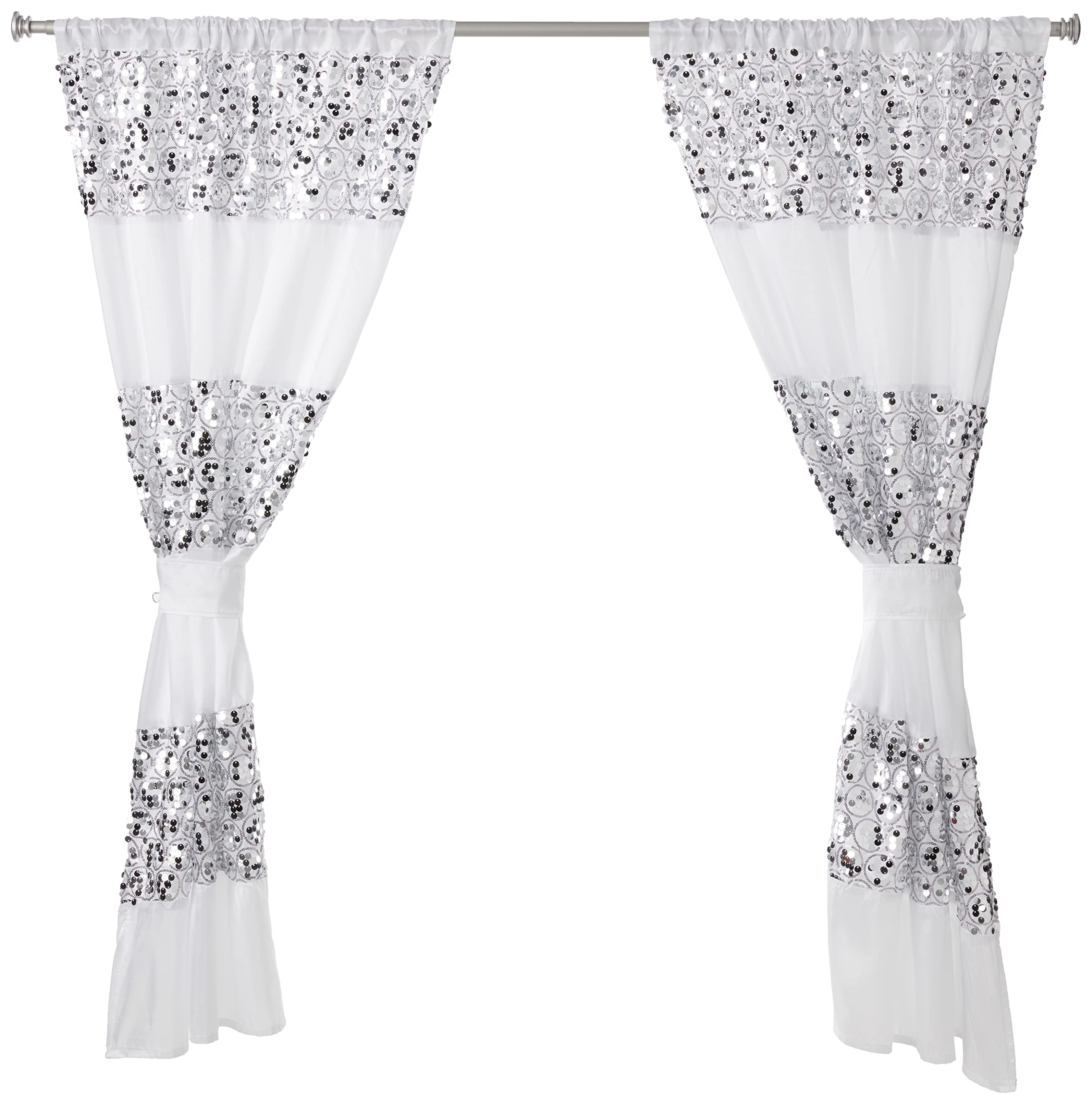 Popular Bath Sinatra White Window Curtain Classic Luxury Window Curtain Contemporary Decor White Color For Shower Unique Design