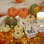 Ghrdopy Fake Pumpkins, 8 Pcs Plastic Pumpkins, Artificial Pumpkins For Decorating Thanksgiving Halloween Seasonal Holiday Decor