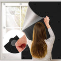 100% Blackout Window Cover No Drill Cuttable 118x57 inch Magnetic Black Out Windows Film Room Darkening Shades Traceless Removea