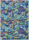 Dalyn Indoor Outdoor Seabreeze Sz14 Indigo Washable 5' X 7'6" Rug Sz14In5X8