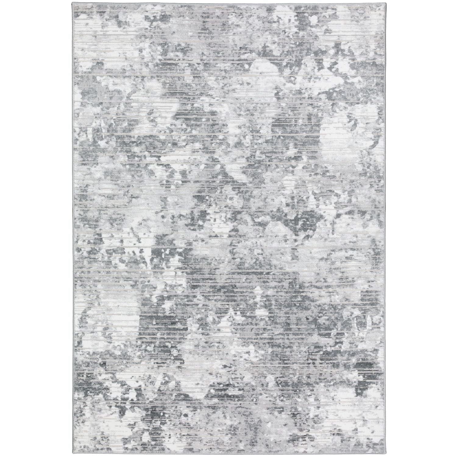 Rhodes Rr4 Gray Transitional Rug Rectangle 3' 2" X 5 ' 1"