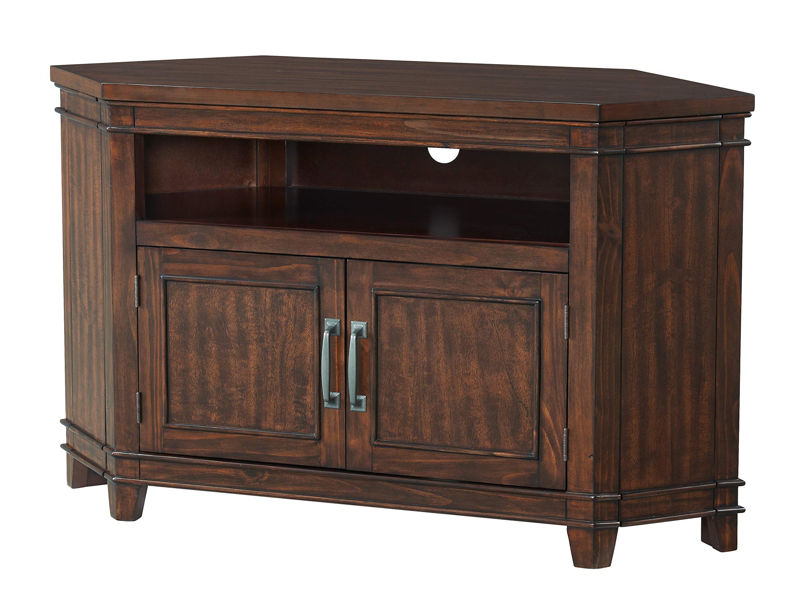 Martin Svensson Home Del Mar 50' Corner Tv Stand, Coffee Walnut