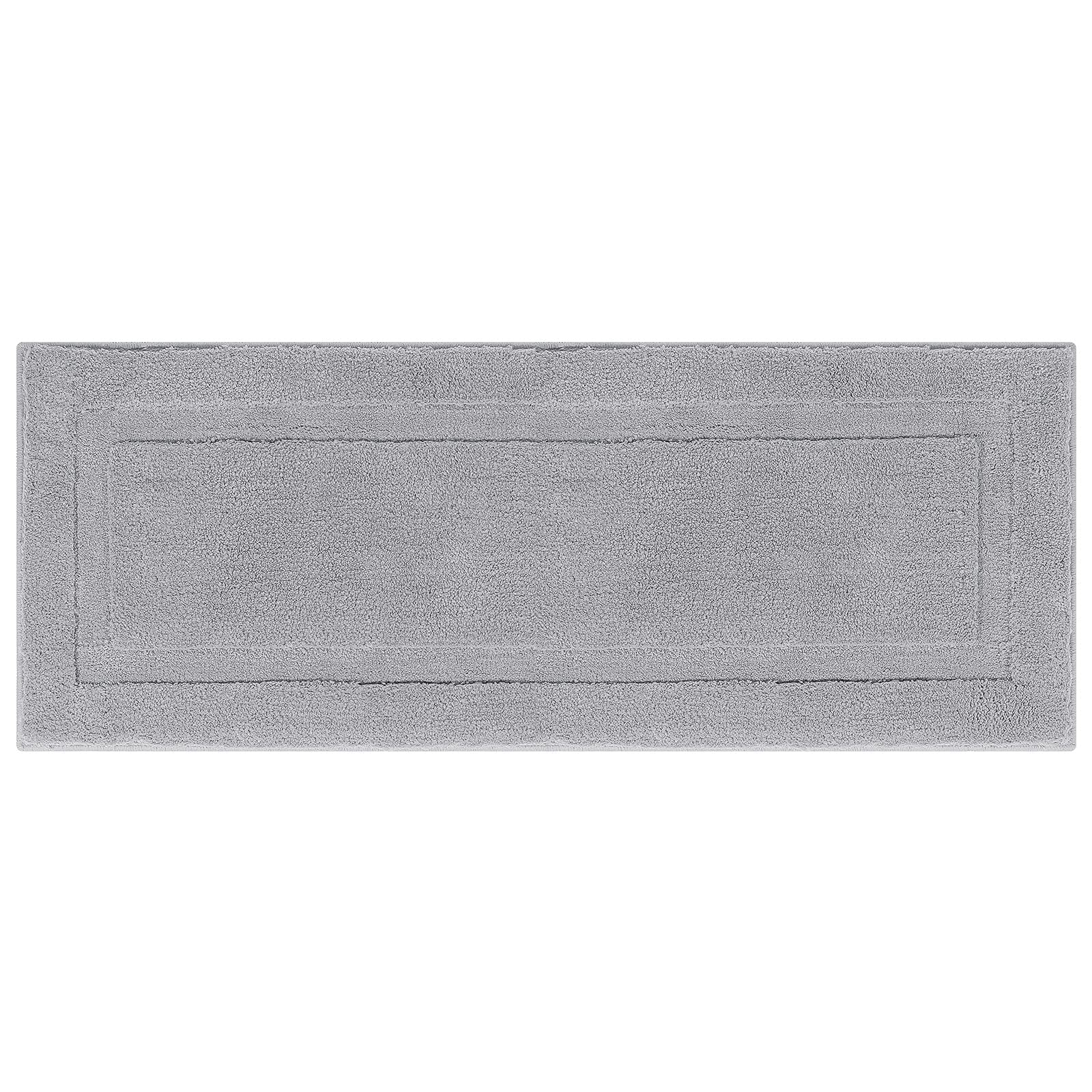 SHACOS Super Soft Bathroom Runner Rug 20x47 Long Bathroom Rugs Non Slip Bath Mat Microfiber Shaggy Bath Rug for Bathroom Floor W