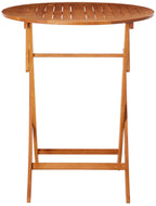 International Caravan Furniture Piece Royal Tahiti Outdoor 36" Bar Height Round Folding Table