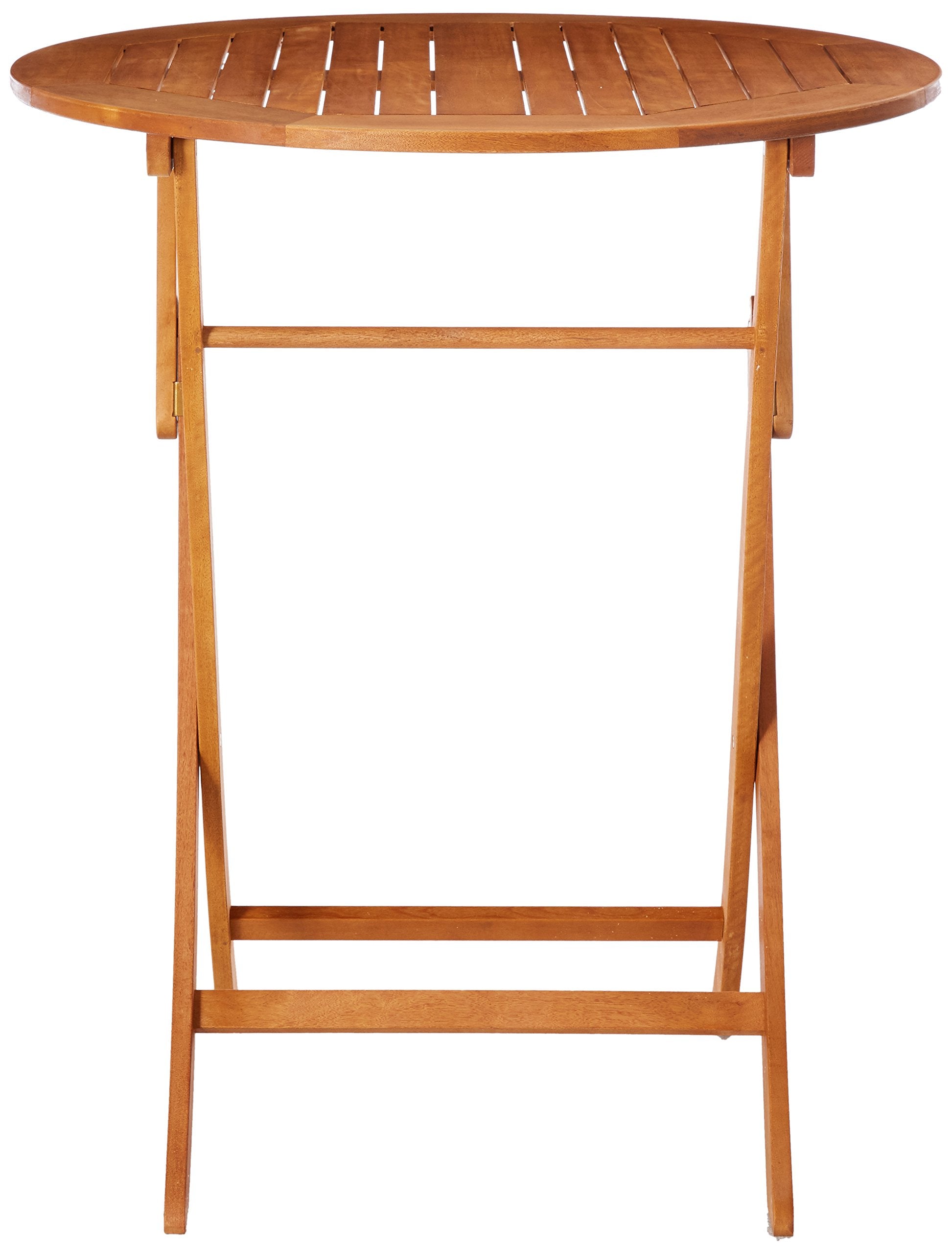 International Caravan Furniture Piece Royal Tahiti Outdoor 36" Bar Height Round Folding Table