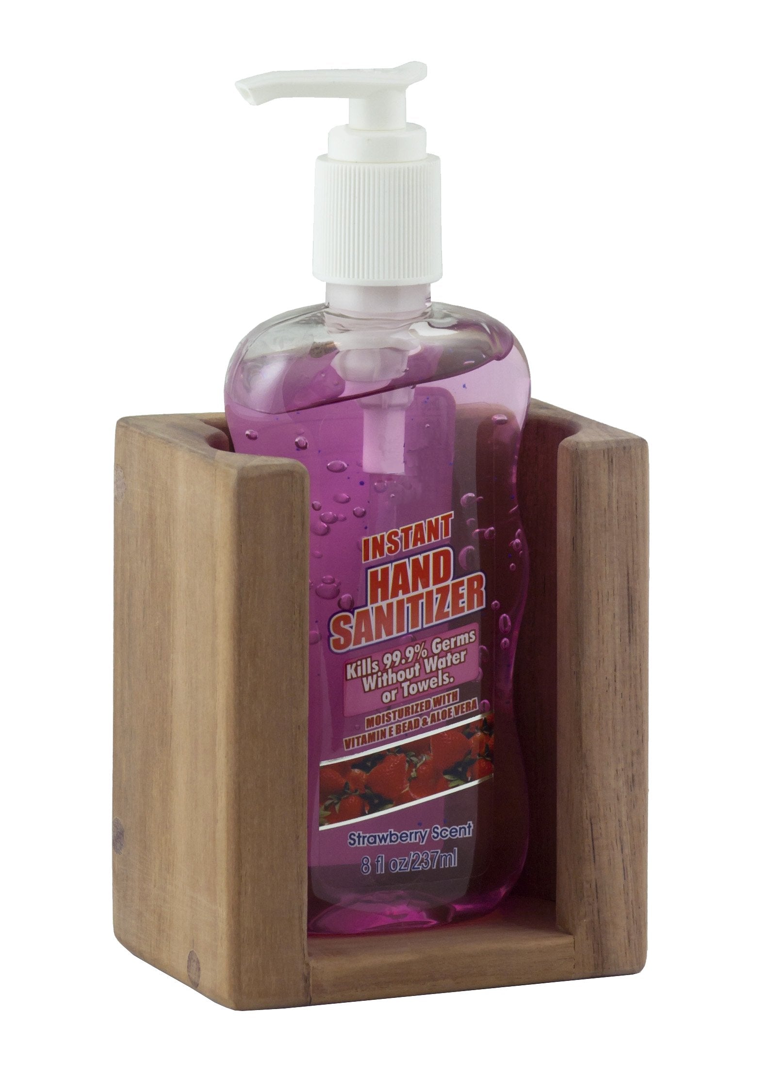 SeaTeak 62316 Liquid Soap Holder Brown