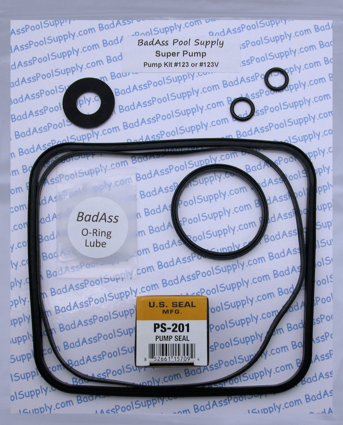 Badass Pool Supply O-Ring Rebuild Repair Kit For Hayward Super Pump, Used On All Models