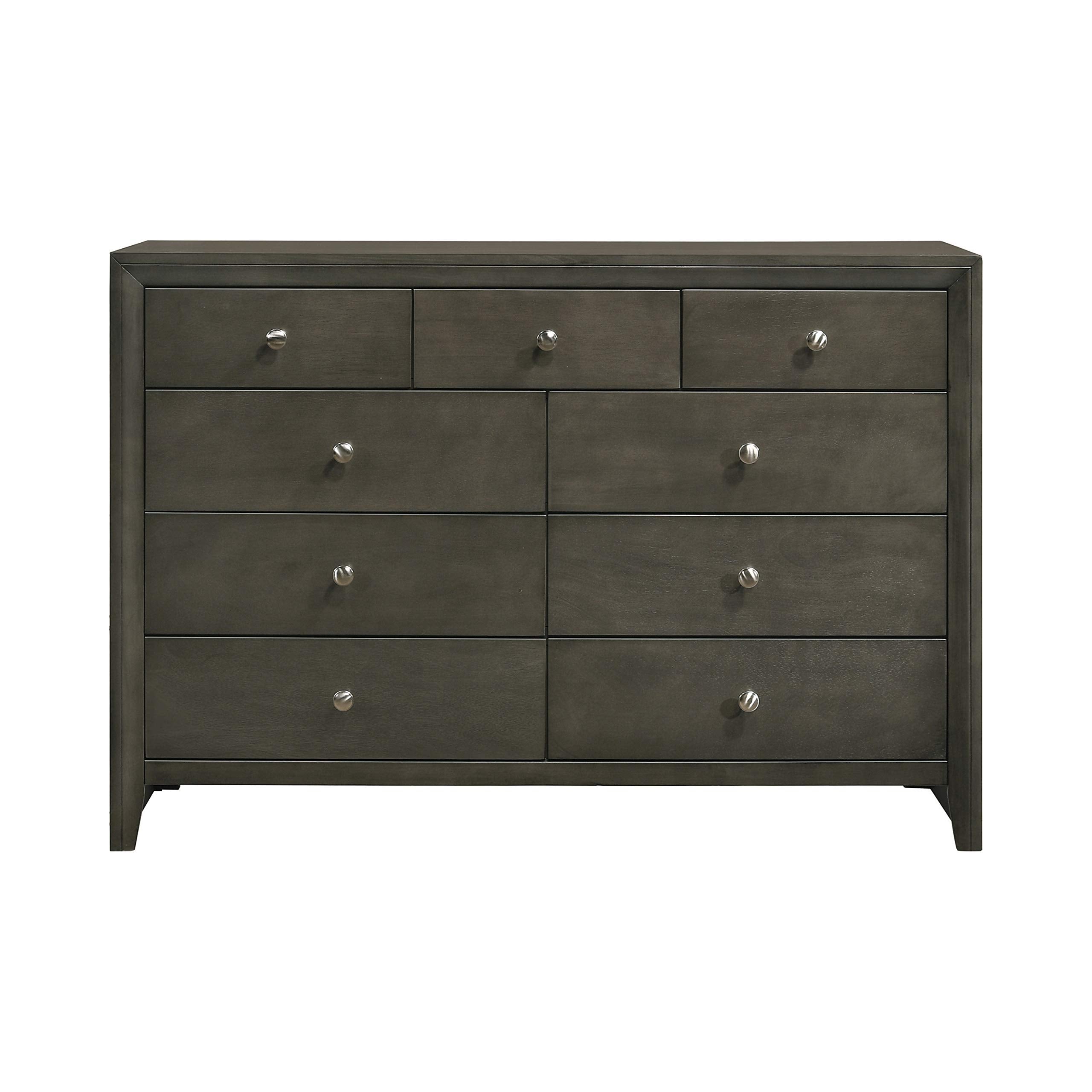 Coaster Furniture Serenity 9-Drawer Mod Grey Dresser 55&quot; D x 16.5&quot; W x 38.25&quot; H 215843