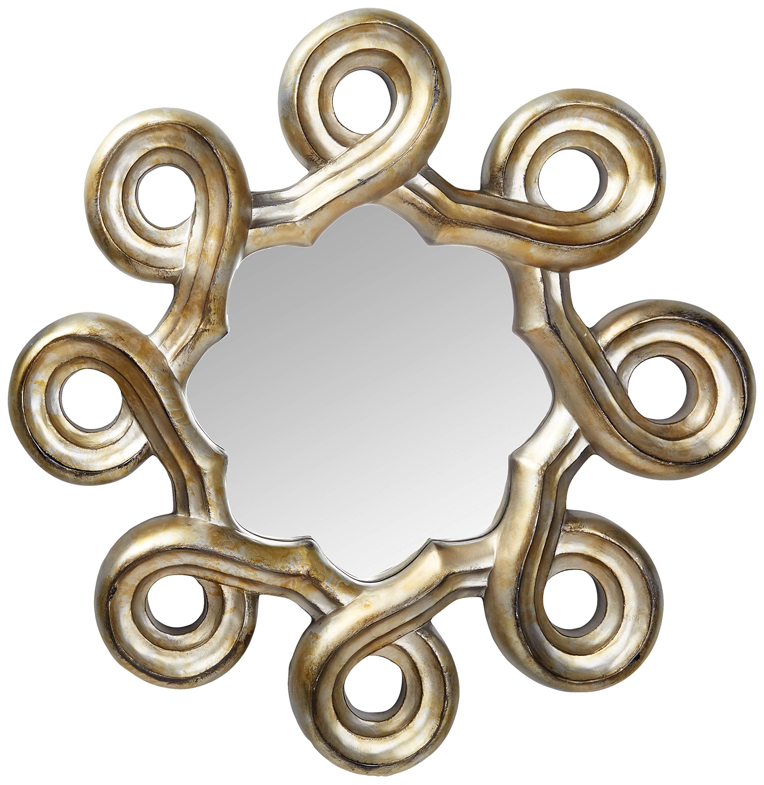 Cal Lighting Wa-2155Mir Traditional Mirror From Tivoli Collection In Bronze/Dark Finish