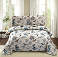 Quilt Set King Size Bedspread Coverlet King Quilt Bedding Country Farmhouse Quilt Reversible Bedding Lightweight Quilt Bedspread