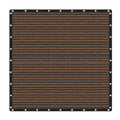 VICLLAX Shade Fabric Sun Shade Cloth Privacy Screen with Grommets for Patio Garden Pergola Cover Canopy 16x16 FT, Mocha