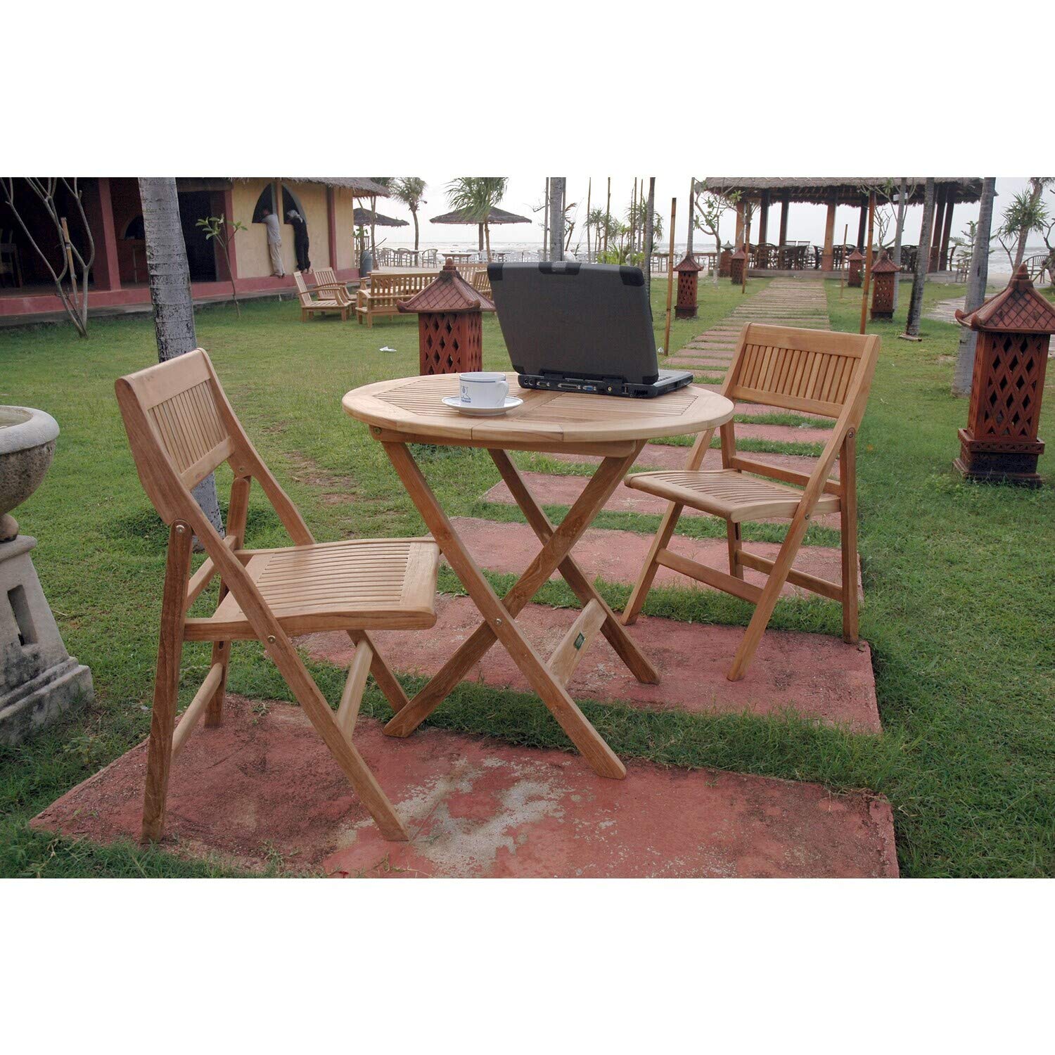 Anderson Teak Windsor 3 Piece Bistro Set