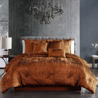 Riverbrook Home Turin Comforter Set, King, Spice, 7-Piece Set