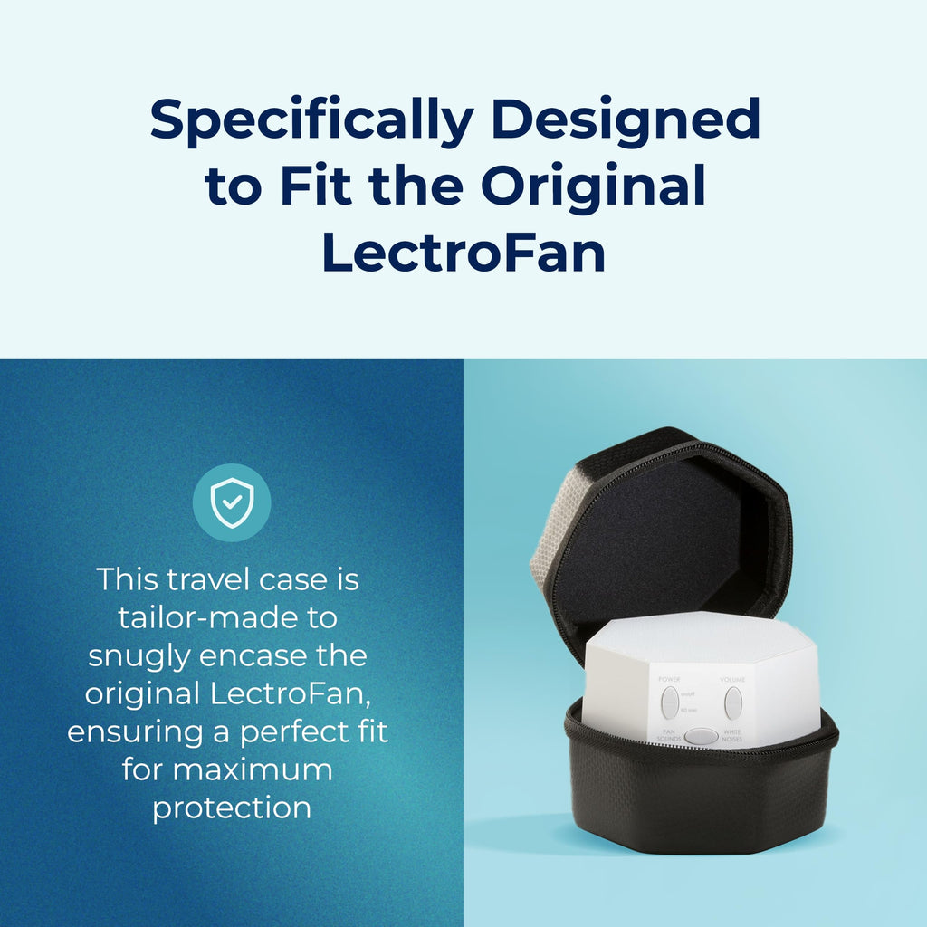 Adaptive Sound Technologies Lectrofan Travel Case - Travel Case For Lectrofan Sleep Sound Machine - Protective Case For Lectrofa