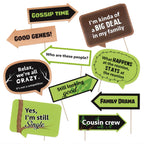 Funny Family Tree Reunion Photo Booth Props - Family Gathering Themed Party Decorations - Funny Photography Supplies - Selfie Pr