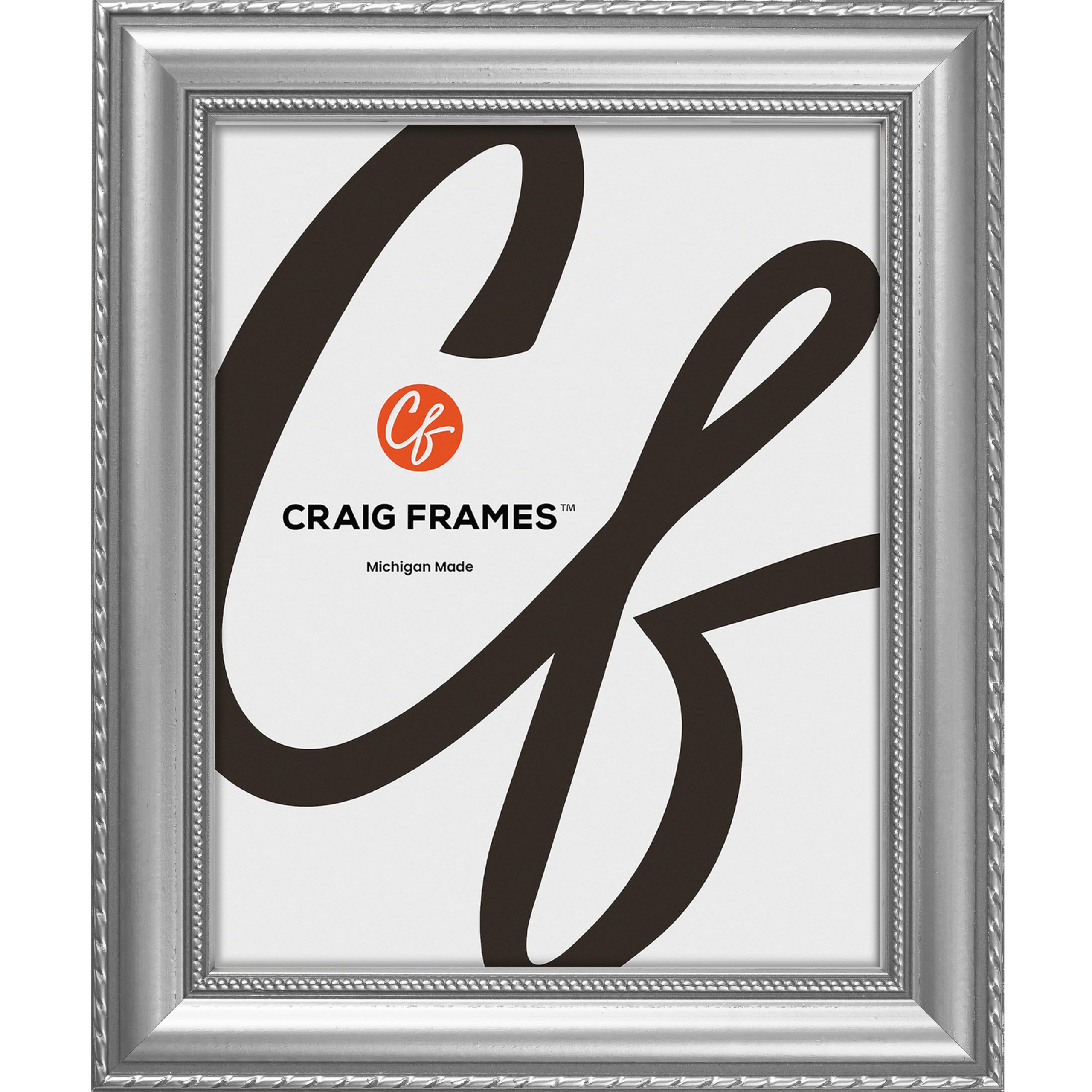 Craig Frames Victoria, 25x29 Picture Frame, Ornate Silver
