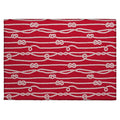 Harbor Ha7 Red Coastal Rug Rectangle 8' X 10'