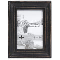 Lawrence Frames 4W x 6H Durham Weathered Black Wood Picture Frame