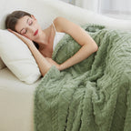 Aganear Fleece Throw Blanket - Cozy Soft Lightweight Fuzzy Throw Blanket For Women Portable Throw Blankets For Couch, Warm Prese