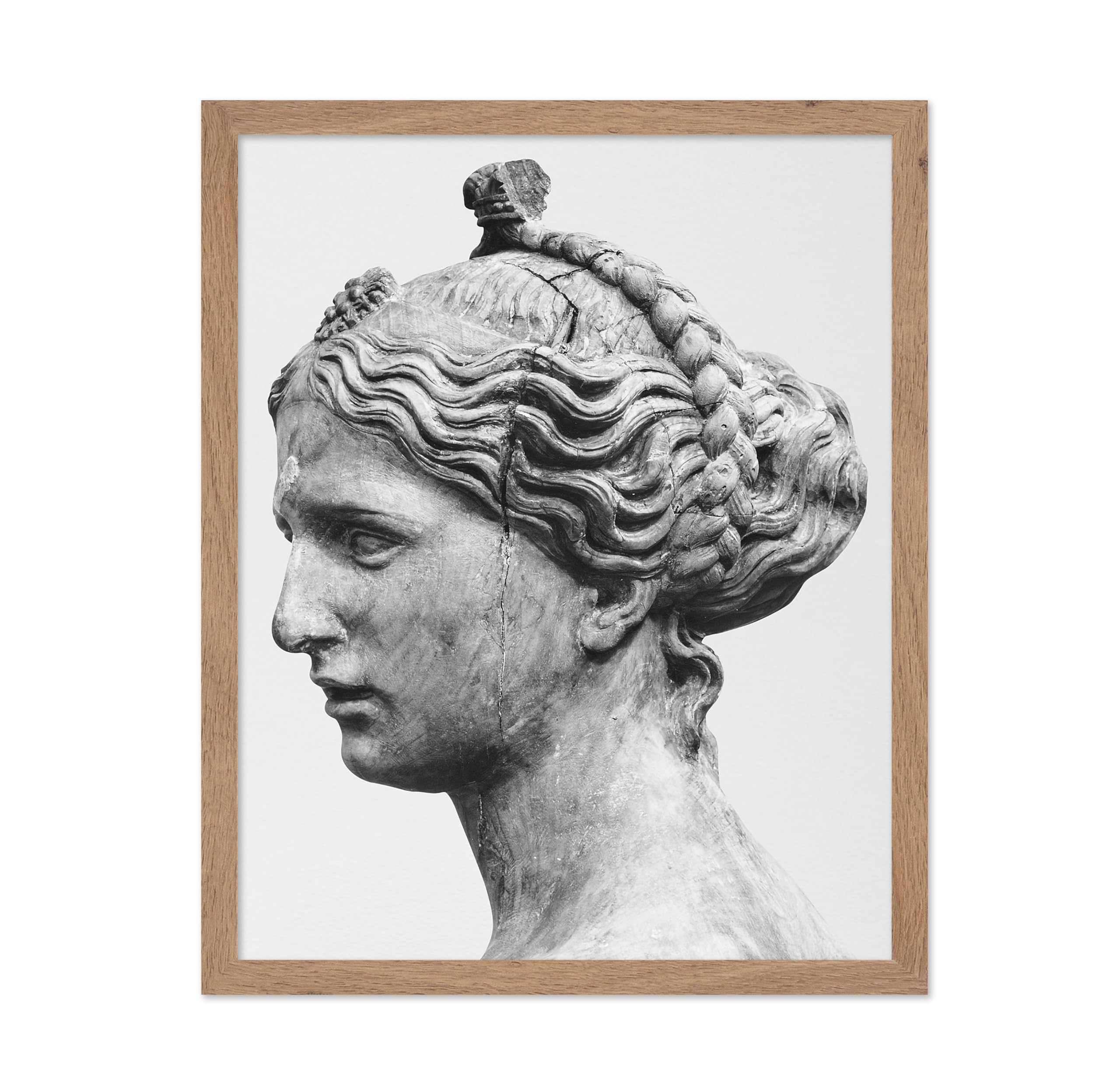 Poster Master Vintage Poster - Roman Lady Print - Gift for Friends, Artists - Ancient Sculpture Design - Classic Wall Decor for 