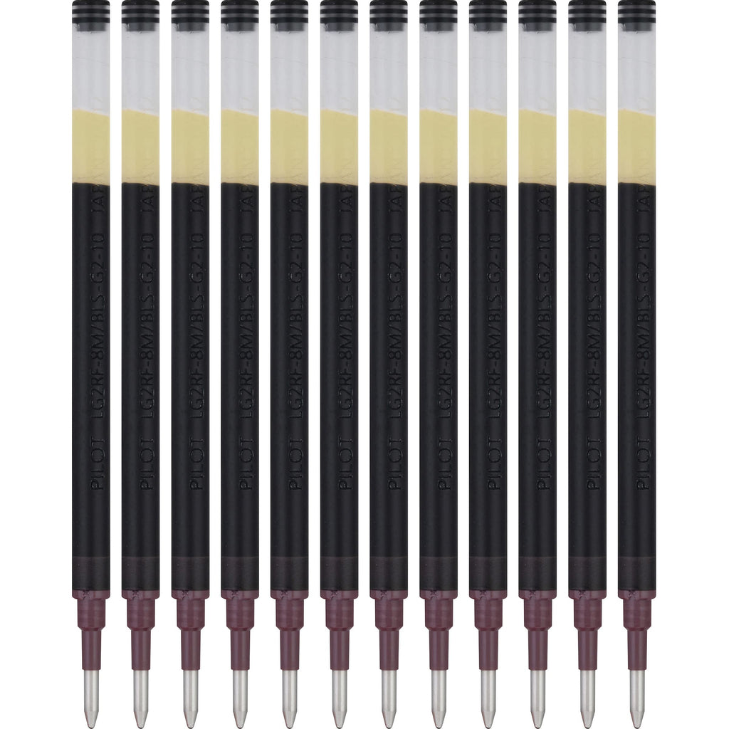 Pilot Pen G2 Gel Ink Refills For Rolling Ball Pens, Bold Point, 1.0Mm, Black Ink, 12-Pack
