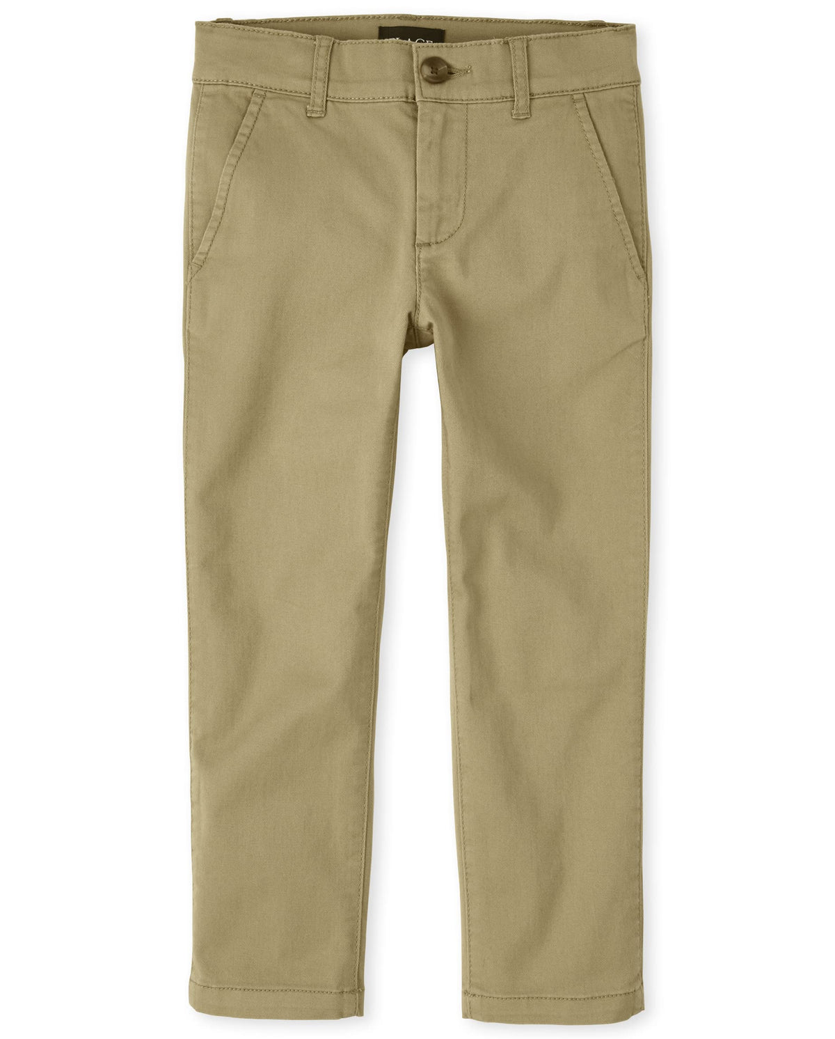 The Childrens Place Boys Stretch Skinny Chino Pants,Flax Single,7