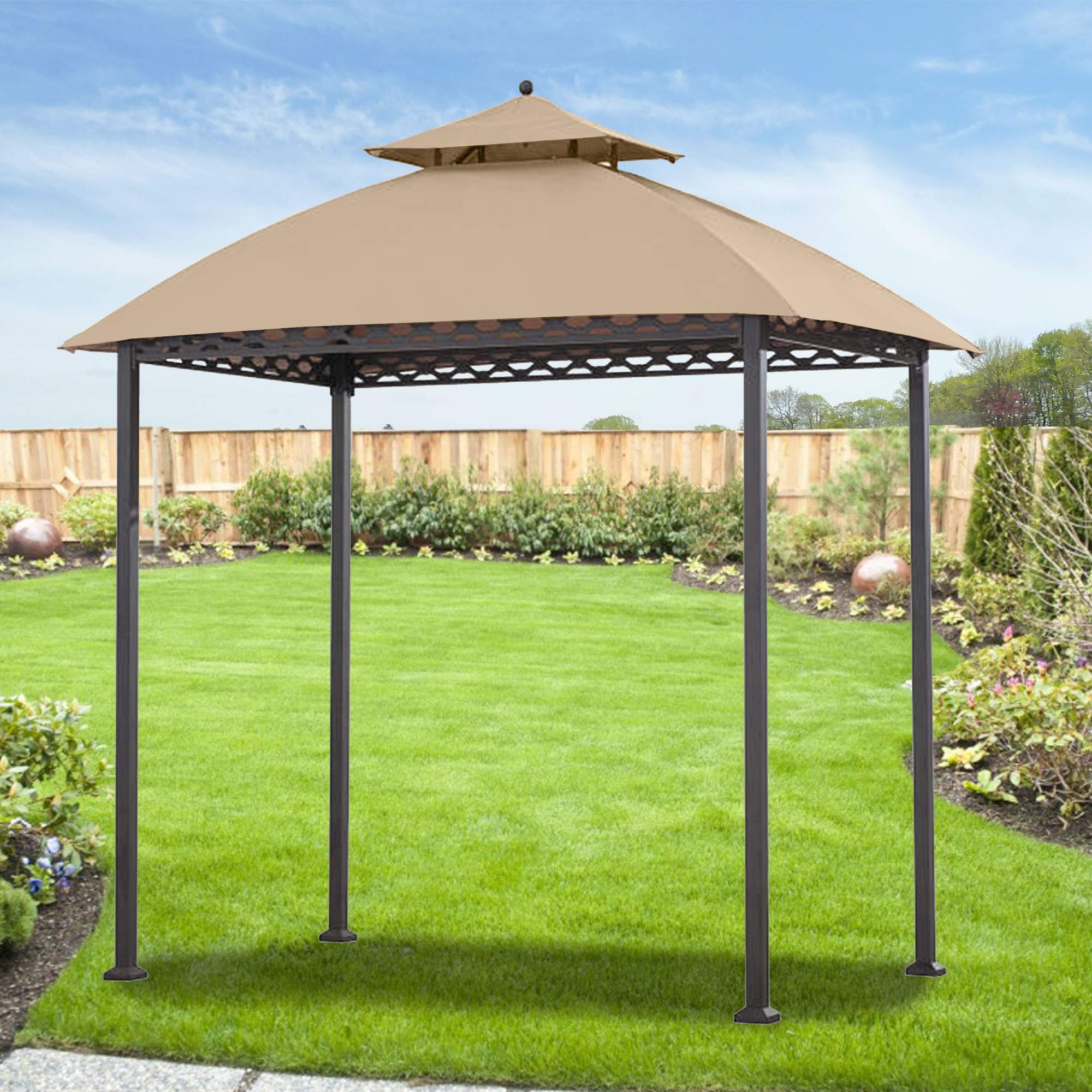 Garden Winds Replacement Canopy For The Pinehurst Grill Gazebo - Standard 350 - Beige - Will Only Fit Model L-Gg093Pst-B, Will O