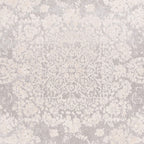 Safavieh Reflection Collection 5' Square Light Grey/Cream Rft664C Vintage Distressed Area Rug