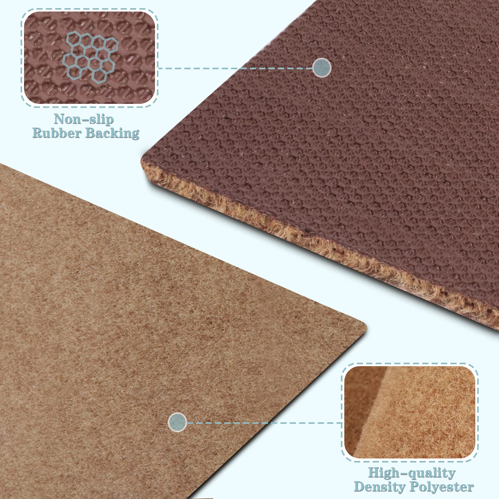 Runner Rug 2Ft X 77Ft, Ayoha 2'-82' Utility Carpet Runner For Entryway Hallway Aisles Balcony Garages, Area Rugs With Non-Slip R