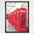 MCS Trendsetter 18x24 Poster Frame Black High-Gloss, Vertical & Horizontal Wall Hanging Large Picture Frame for Photos, Posters 