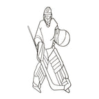 Hosley Ice Hockey Metal Wall D  Cor 29.25 Inch High. Ideal Gift For The Ice Hockey Sports Enthusiast Teacher Dorm Den Home Weddi