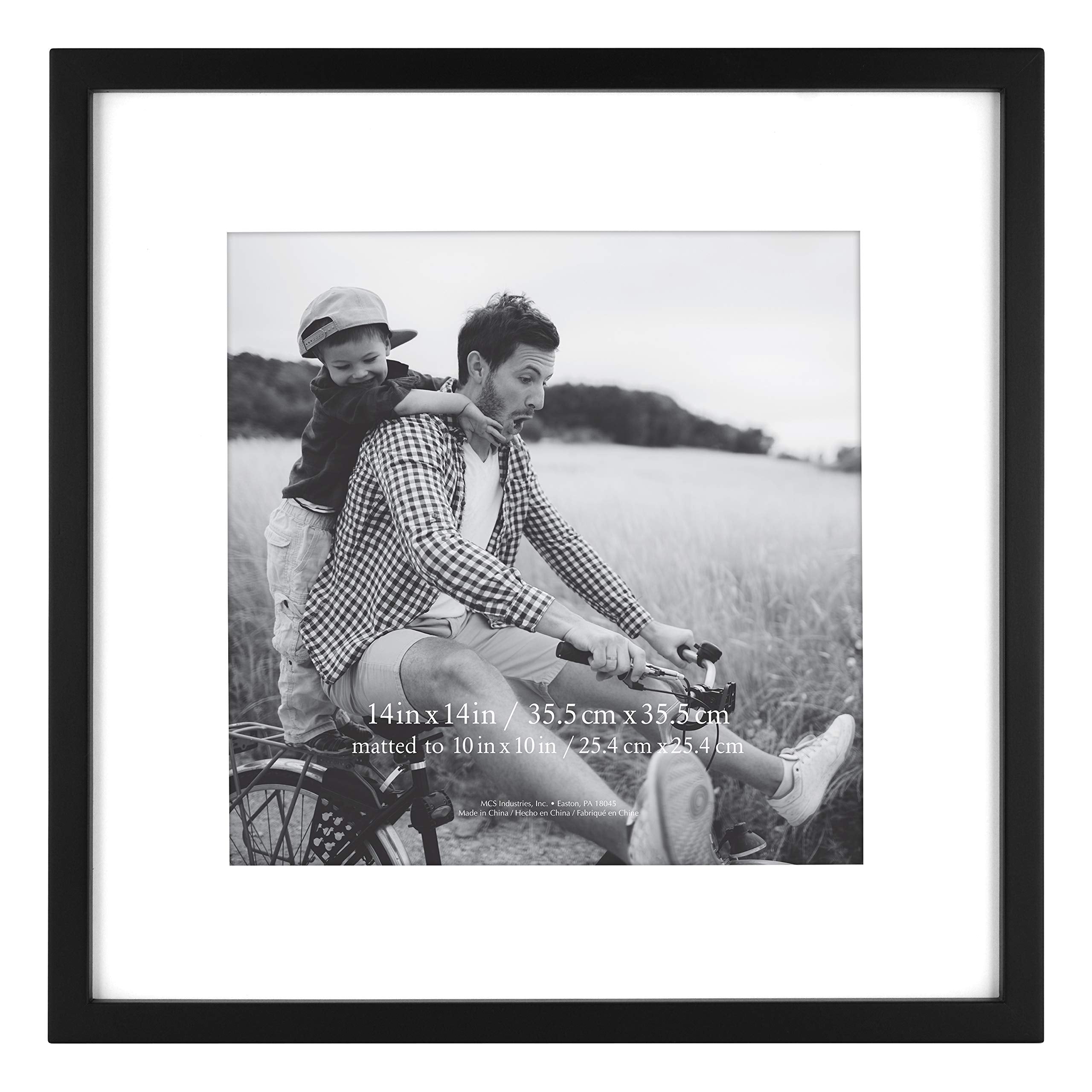 MCS East Village Frame, Black, 14 x 14 in matted to 10 x 10 in, Single