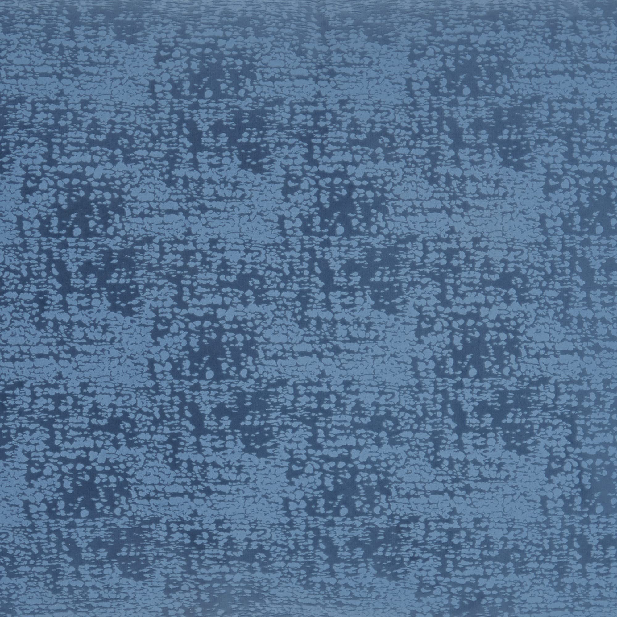 HomeRoots 100% Polyester Navy Blue Distressed Gradient Lumbar Pillow