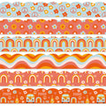 Whaline 69Ft Retro Groovy Bulletin Board Borders Boho Rainbow Daisy Decoration Borders Pink Blue Hippie Trim Border Boho Bulleti