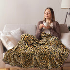 Pavilia Cheetah Fleece Throw Blanket | Cheetah Leopard Animal Print Flannel Blanket For Twin Bed | Soft Velvet Lightweight Micro