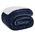 Bedsure Sherpa Fleece Throw Blanket Twin Size For Couch - Thick And Warm Blanket For Winter, Soft Fuzzy Plush Twin Blanket For A