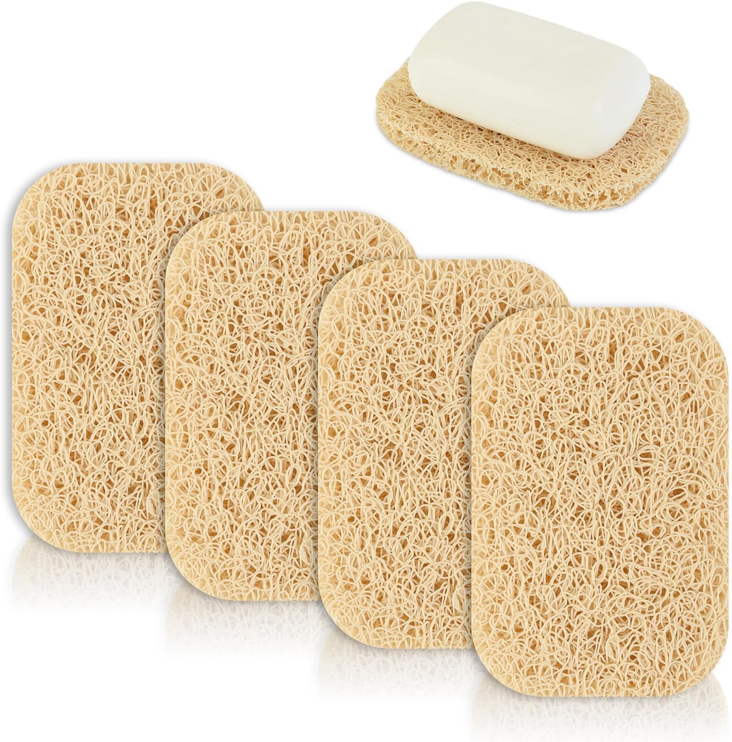 Prashox Soap Holder Pad BpaFree Savers Pads For Soap Dish,Easy To Clean Soap Lifting Pads Suitable For Shower Kitchen Bathroom 
