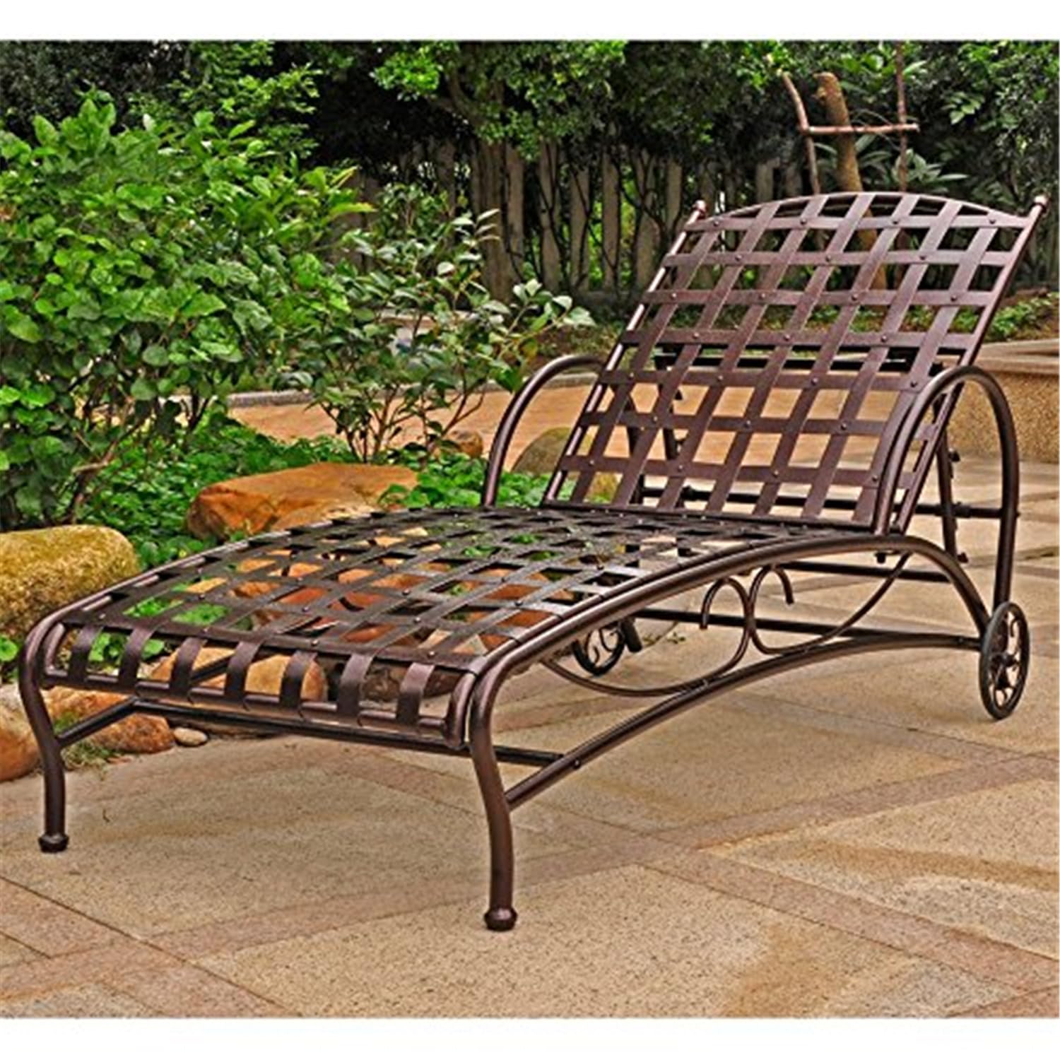 International Caravan Multi-Position Patio Chaise Lounger