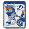 The Northwest Company TAMPA BAY LIGHTNING SCORE BABY WOVEN JACQUARD BLANKET