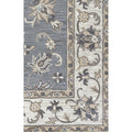 Rizzy Home Alora Decor Liberty 9' X 12' Border Gray/Tan/Ivory Hand-Tufted Area Rug